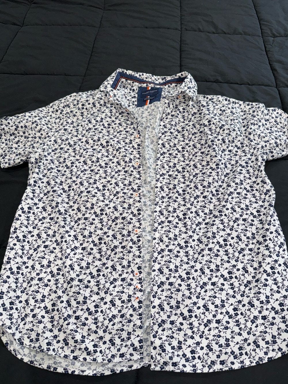 Men's Floral Button-Down Shirt